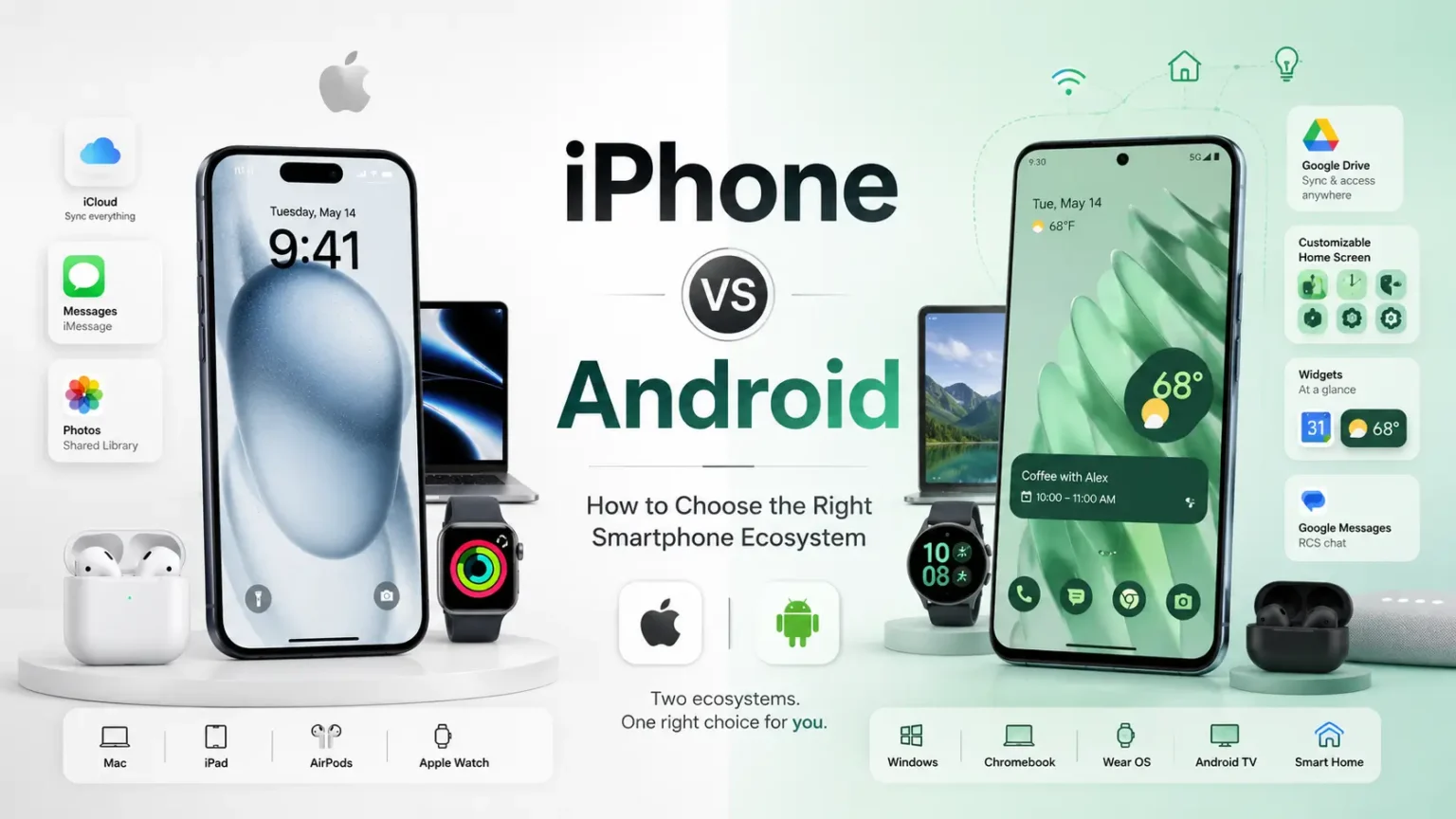 iPhone vs Android: How to Choose the Right Smartphone Ecosystem