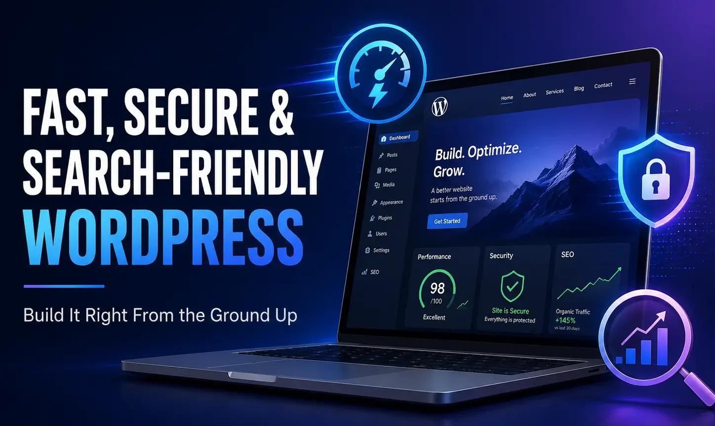 How to Build a Fast, Secure and Search-Friendly WordPress Website from the Ground Up
