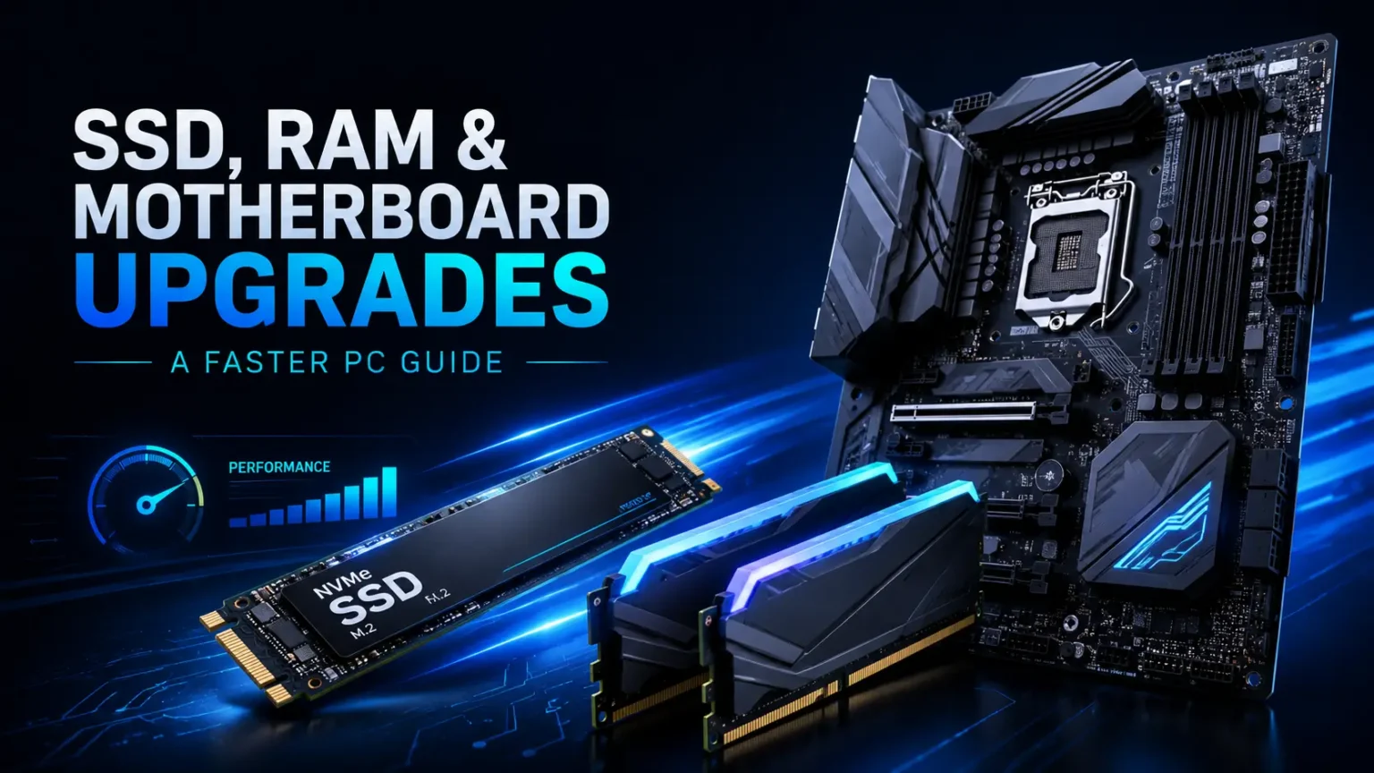 SSD, RAM and Motherboard Upgrade Guide for Faster PCs